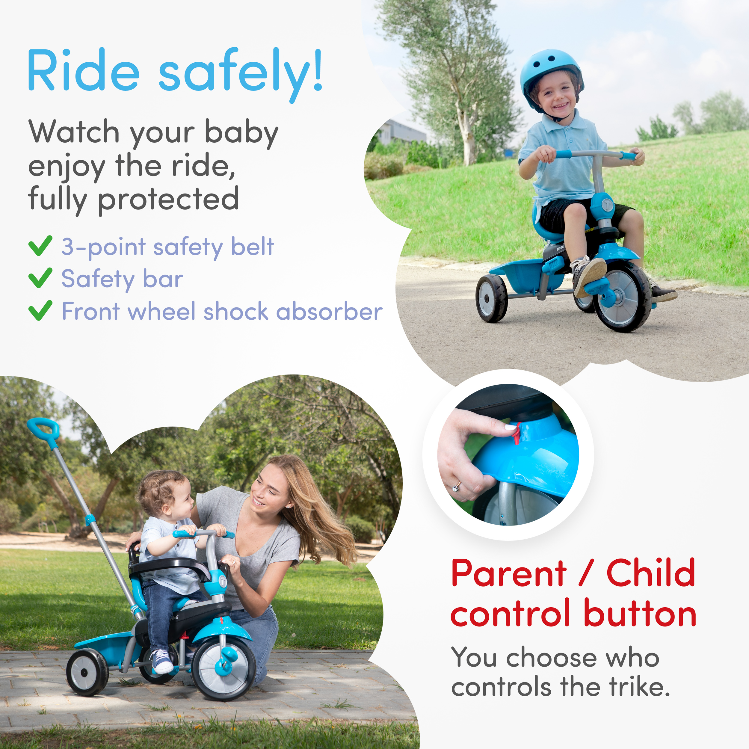 smart trike lollipop front wheel disassembly