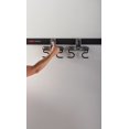 thumbnail image 5 of Rubbermaid Garage FastTrack Rail Dual Handle Hook Bundle, 2-Pack, Satin Nickel, 5 of 9
