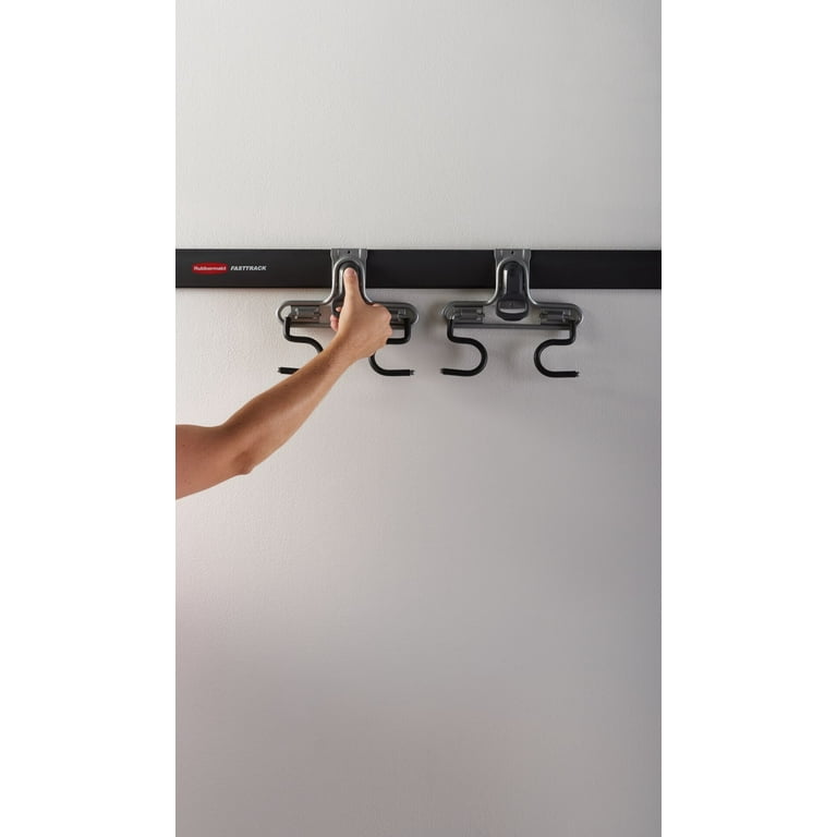 Rubbermaid Fast Track Wall Mount Storage Rail (2 Pack) & Utility Hooks (16  Pack), 1 Piece - Pay Less Super Markets