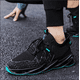 thumbnail image 4 of Zapatillas de running casual para exteriores ligeras Four Seasons Azul para hombre, 4 of 6
