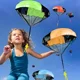 thumbnail image 2 of Parachute Small Toy, Kids Handle Parents Interactive Toy Kindergarten Outdoor Open Ballooning , Airdrop Villain Boy Sports, For Children Gong Bohan unisex, 2 of 2