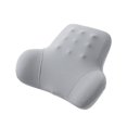 thumbnail image 4 of Almohada de soporte lumbar, cojín de espalda baja, accesorio de almohadilla de silla portátil y práctica suave para hogar, silla, viaje, sofá, asiento gris, 4 of 8