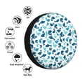 thumbnail image 4 of Fotbe Cute Shark Funda de Llanta de Repuesto con Estampado, Engrosada, Ajuste Universal para Jeep, Remolque, RV, SUV, Camión-16 inch, 4 of 6