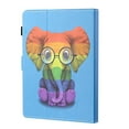 thumbnail image 3 of Allytech Universal Case for 7 Inch Tablet, PU Leather Stand Slim Cute Cover for HD 7 /HDX 7 /Oasis 7 /Galaxy Tab 7 /Lenovo/Dragon Touch/Vankyo MatrixPad/Onn 7 Inch Android Tablet, Colorful Elephant, 3 of 8