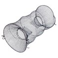 thumbnail image 1 of Red de pesca plegable atrapa cangrejos jaula de nailon de 60 cm trampa para peces portátil red de pesca plegable cangrejo de mar jaula redonda trampa para camarones langosta anguila Sailing Electrónica, 1 of 5