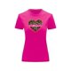 thumbnail image 2 of Playera Blusa Con Impresion De Corazon Love Animal Print Color Fucsia Talla Mediana Marca Emil SaEs, 2 of 4