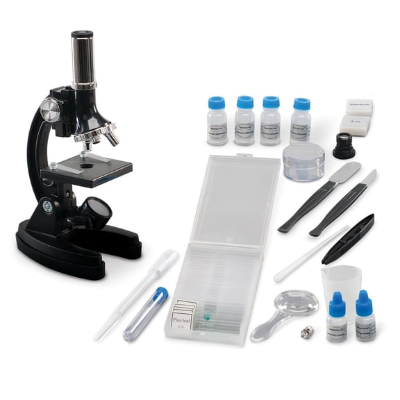 Educational Insights GeoSafari MicroPro 95-Piece Microscope Set, Science Set for Ages 8