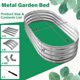 thumbnail image 2 of Cama de cultivo elevada TATAANTY 122x61x30 cm de metal, 2 unidades, 2 of 7