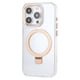thumbnail image 3 of For iPhone 14 Pro Case Compatible with MagSafe Kickstand TPU + PC Clear Phone Cover - Green, 3 of 5