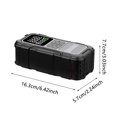 thumbnail image 3 of Oliegs Heated Blanket 2 In 1 Jump & Air Compressor 12V Portable Tire With Digital Pressure Gauge Emergency Jump Power Bank With LED Light For Cars Bicycles Inflatables Chocolate, 3 of 5