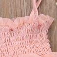 thumbnail image 2 of Robes de Princesse Sans Manches pour Bébé Fille Robe Formelle en Tulle pour Fête Rose 2-3 Ans, 2 of 3