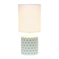 thumbnail image 3 of Simple Designs Fresh Prints Table Lamp Gold Squares, 3 of 4