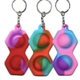 thumbnail image 3 of Lot de 2 Simple dimple, MINI Pop it Jouet à Doigt Anti-Stress / Jouet - CE Multicolore, 3 of 3