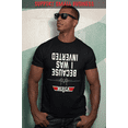 thumbnail image 4 of ShirtBANC Mericas Mens Upside Down Fighter Jet Shirt Because I Was Inverted Tee, 4 of 6
