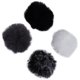 thumbnail image 2 of 40X Universal Lavalier MicróFono Furry Parabrisas Fur Windshield Wind Muff Soft para Lapel Lavalier Mic 5Mm, 2 of 8