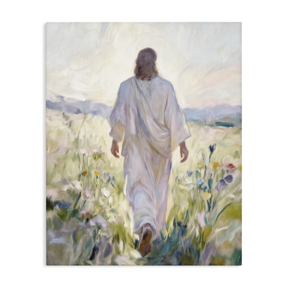 Stupell Industries French Country Wildflower Faithful Follower Canvas Art, 16 x 20, by Kim Allen