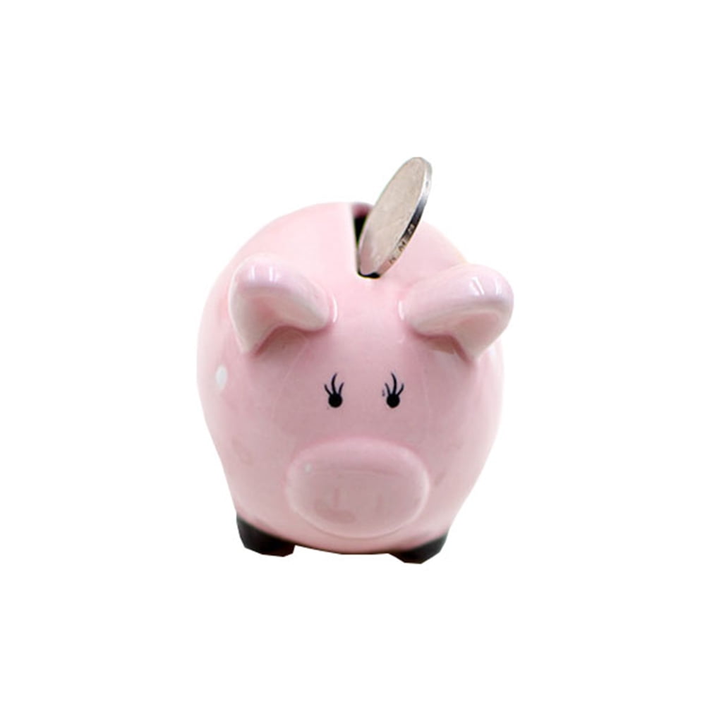 Cartoon Piggy Coin Bank Ceramics Coin Storage Container Small Change