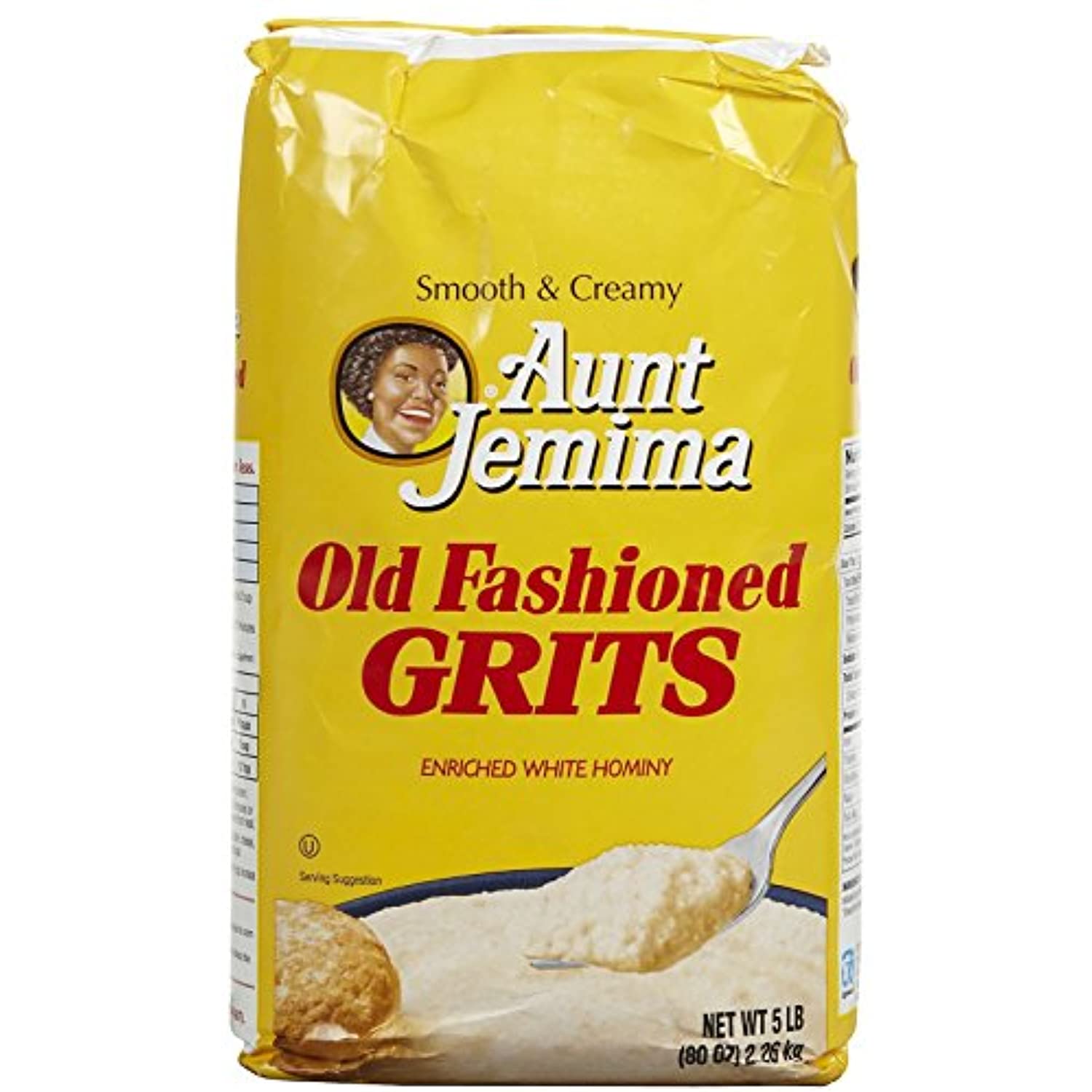 Quaker Grits Aunt Jemima Old Fashioned Bag 80 Oz