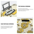 thumbnail image 4 of Goofa Cartoon Honey Pot Bee Sunflower Pattern Luggage Covers For Suitcase,Suitcase Cover Protector Fit 18-32 Inch Luggage(without luggage)-Large, 4 of 9