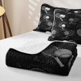 thumbnail image 4 of Homewish Kids Tennis Twin Quilt Set For Boys,Sports Theme Twin Coverlet Set,Black Gray,2 Pieces, 4 of 7