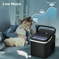 thumbnail image 3 of Moifoi Portable Ice Maker Countertop with Handle, 26Lbs/24H, 9Pcs/8Mins, Self-Cleaning , Black, 3 of 7