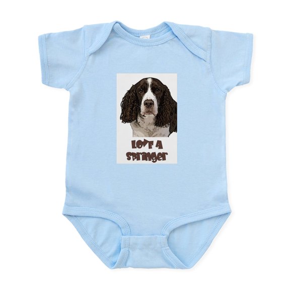 CafePress - Love A Springer Infant Bodysuit - Baby Light Bodysuit, Size Newborn - 24 Months