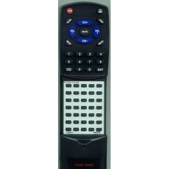 Replacement Remote for PANASONIC RTEUR501371, EUR501371, CT27G3, CT13R16V, CT32G2U, CT20R14V, CT32G4, CT2521HD, CT2010HA, CT2020HA, CT2764A, CTZ2136X