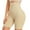 Beige, variant on Women's High Waist Shapewear Shorts Tummy Control Thigh Slimmer Body Shaper,Sizes S-2XL