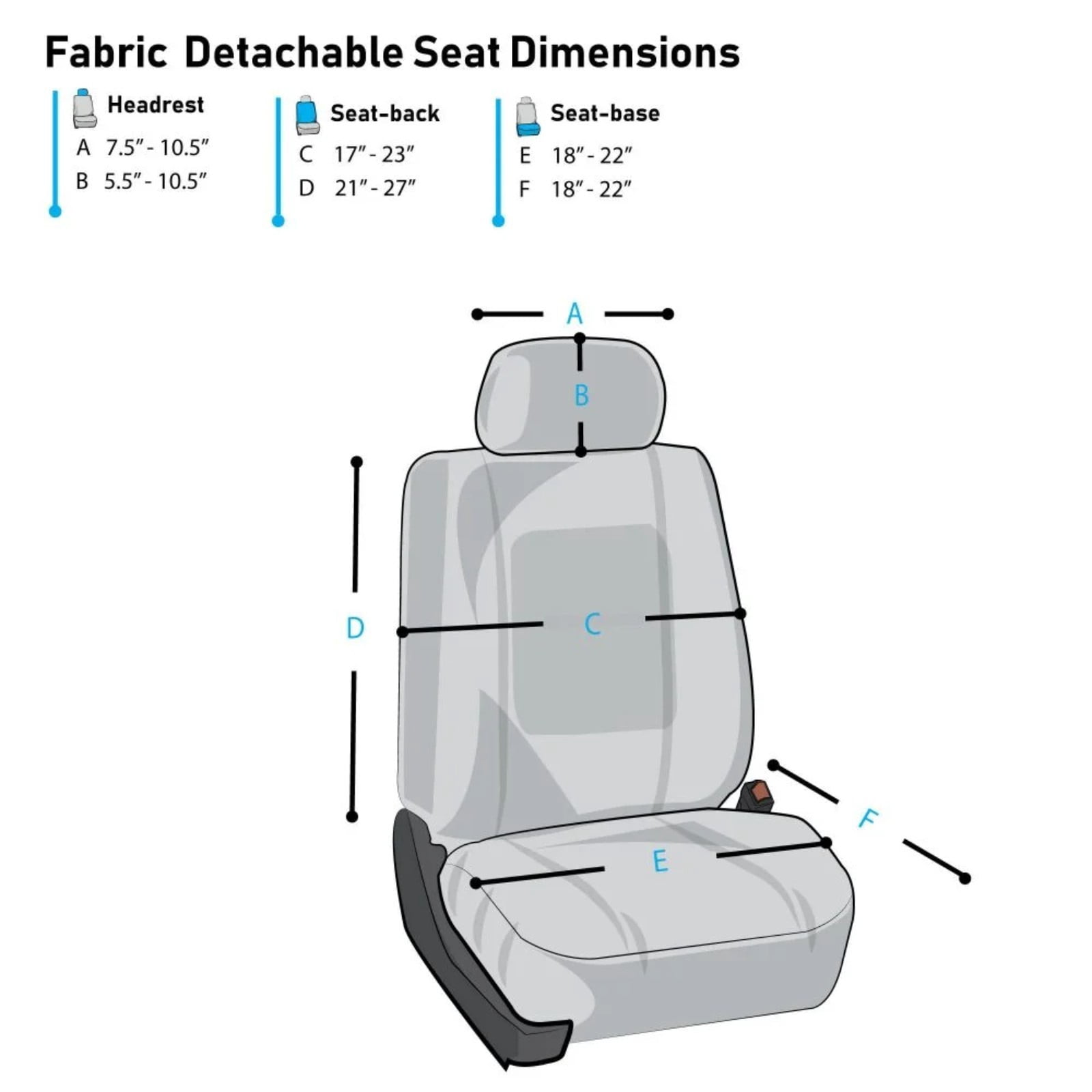 Universal Waterproof Car Seat Covers 9 Piece Set Fashion Embroidery Auto Protector Interior Accessories (5 Seat Covers + 4 Headrests)