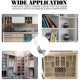 thumbnail image 2 of Small and Sturdy Shelf Support Pins 20pcs L Shaped Cabinet Bracket Bronze, 2 of 7