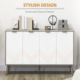 thumbnail image 4 of Coffee bar with Side Panel cabinets, Hidden Kitchen Box with Storage Function, Modern self-Service Dining Table Coffee bar, Suitable for Dining Rooms, Living Rooms, and corridors, 4 of 7
