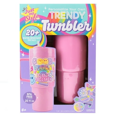 Just My Style Personalize Your Own Trendy Pink Tumbler