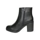 thumbnail image 3 of BOTIN CASUAL TACON GIUSTO MUJER NEGRO PIEL 60241 LEON  60241p, 3 of 3