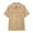 Khaki, variant on Staron Summer Shirts for Women Casual Lapel Button Down Short Sleeve Shirt with Pockets Fashion Linen Blend Top, Coffee XXL