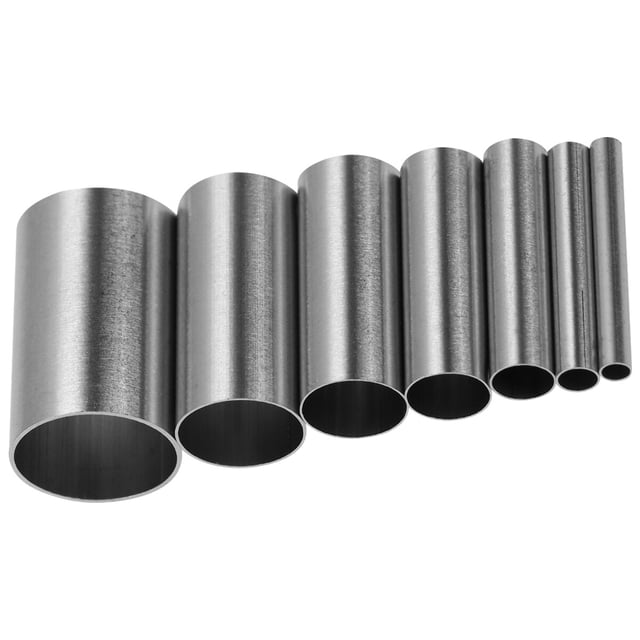 Miangastore 7pcs Clay Cutters Set Stainless Steel Round Cutter Press Molds Punch Tools for Pottery Craft