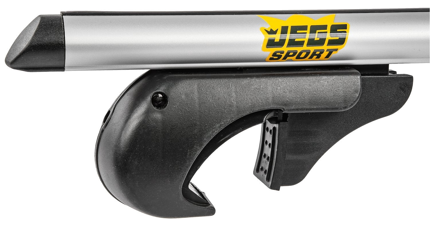 JEGS 71002 Roof Rack Cross Bar Set with Key Locks, Adjustable Clamps