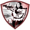 thumbnail image 1 of 2" Mona Lisa RPG Bazooka /Panzerfaust Vinyl Sticker, 1 of 1