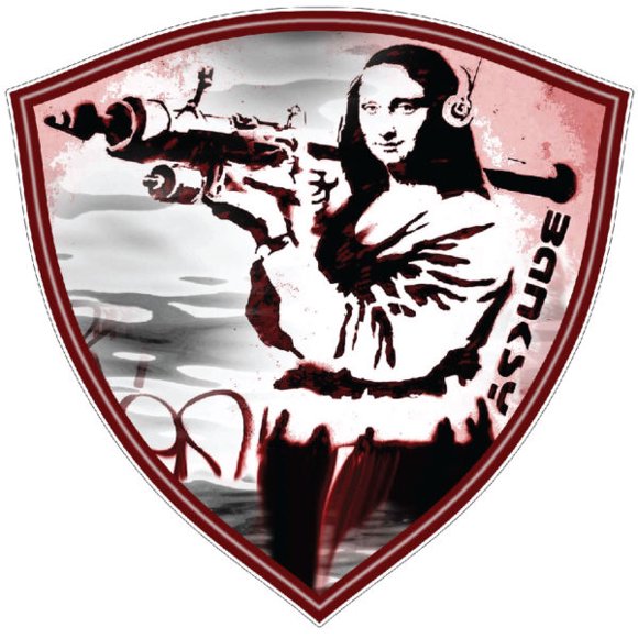 Autocollant Vinyle 9 Pouces Mona Lisa RPG Bazooka /Panzerfaust