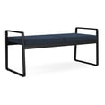 thumbnail image 1 of Gansett Reception Waiting Room Steel 2-Seat Bench / Black Steel / Blue, 1 of 5