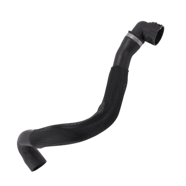Manguera del radiador de Unique Bargains, manguera de calefacción del radiador, manguera de salida del radiador para BMW 740Li 2013-2015 No. 11537605150, tubo de refrigerante de goma negro 1 Pc