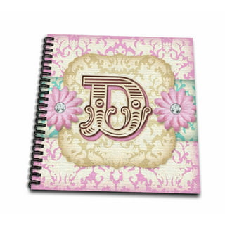 M: Monogram Initial Letter M Composition Notebook Journal for Girls and  Women (Floral Notebook)
