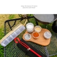 thumbnail image 3 of Dispensador de especias 5 uds Camping grado alimenticio PET portátil transparente, 3 of 8