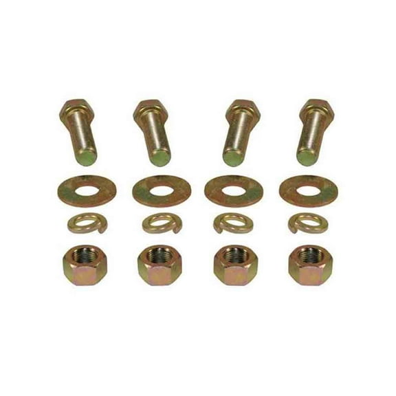9/16 Inch Pintle Mount Bolt Kit - Set Of 4 Bolts, Nuts, Washers (MK-196)