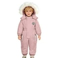 thumbnail image 2 of CAIVO Boys Winter Thermal Romper Jumpsuit Baby Snowsuit Onesie Jumpsuit Warm Thick Padded Coverall For Toddler Kids Birthday Long Sleeve One-Pieces, 2 of 5
