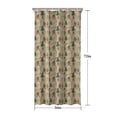 thumbnail image 5 of Beige Bigfoot and Forest Pattern Shower Curtain 36"x72" ,Bathroom Decorative Shower Curtains Set with 12 Hooks,Modern Waterproof Washable Shower Curtain, 5 of 6