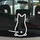 thumbnail image 3 of Lindo gatito gato coche limpiaparabrisas arte pegatina decoración encantador Animal gato Mural, 3 of 5