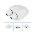 thumbnail image 3 of Double Wire Entry Gland Box Solar Panel Roof Wire Entry Gland Box Cable Motorhome White Double Hole RV Yacht Car Accessories New ,RV Tool, 3 of 6