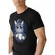 thumbnail image 4 of T-Shirts for Men, Cat Coffee Crew Neck Cotton T-Shirt Men's Short Sleeve, 4 of 8