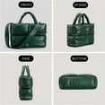 thumbnail image 4 of Kukuzhu Puffer Tote Bag, Puffy Bags for Women Light Winter Down Cotton Padded Quilted Tote Bag Shoulder Handbags Purse, 4 of 7