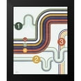 thumbnail image 2 of Averinos, Melissa 15x18 Black Modern Framed Museum Art Print Titled - Retro Subway I, 2 of 5